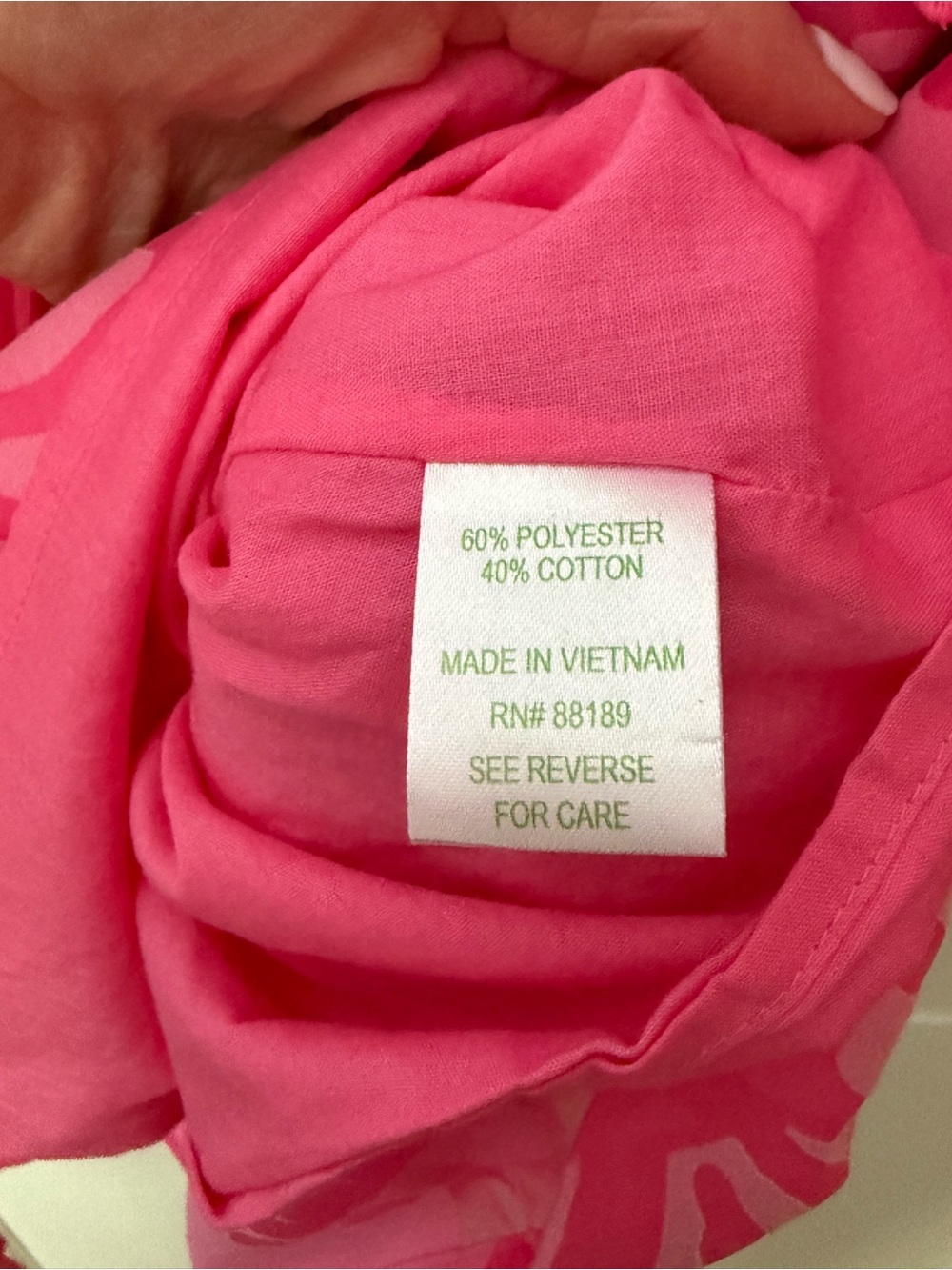 Lilly Pulitzer Pink Ruffle Top - Picture 4 of 5